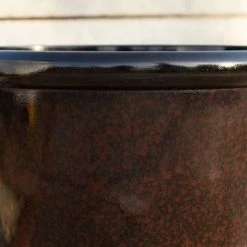 54cm Round Planter in Burgundy -Cheap PLANTERS Store PP85BLKM PP85BLKS 4 7820