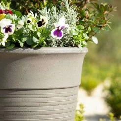 49cm Tall Round Planter in Grey 9 49cm Tall Round Planter in Grey -Cheap PLANTERS Store PP88GRYL PP88GRYM 1 ad4f