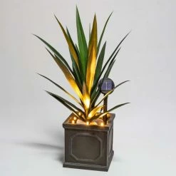 Set of Seven Solar Powered LED Planter Stake Lights -Cheap PLANTERS Store PP9032 add image 2 28a5