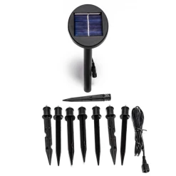 Set of Five Solar Powered LED Planter Stake Lights -Cheap PLANTERS Store PP9032 rollover image 33c0