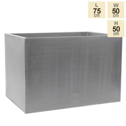 75cm Zinc Galvanised Silver Trough 11 75cm Zinc Galvanised Silver Trough -Cheap PLANTERS Store PP9999 main image b93b