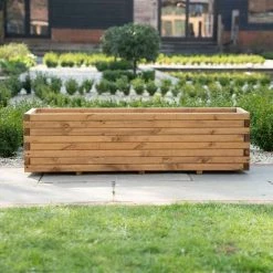 2m Pine Raised Trough Planter -Cheap PLANTERS Store PS main e2e5