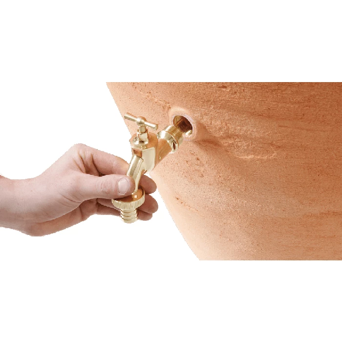 360 Litre Antique Amphora Water Butt with Planter in Terracotta 3 360 Litre Antique Amphora Water Butt with Planter in Terracotta - Image 3