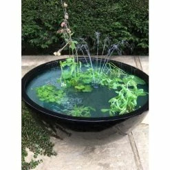 H34cm Black Pond-In-A-Pot Wildlife-Friendly Solar Water Feature 19 H34cm Black Pond-In-A-Pot Wildlife-Friendly Solar Water Feature -Cheap PLANTERS Store WF10094SOL add image 9 a4e6