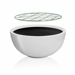 H34cm White Pond-In-A-Pot Semi-Shade Solar Water Feature -Cheap PLANTERS Store WF10095SOL add image 1 4fab