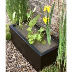 H24cm Pond-In-A-Trough Black Wildlife-Friendly Zinc Planter 12 H24cm Pond-In-A-Trough Black Wildlife-Friendly Zinc Planter -Cheap PLANTERS Store WF9907 add image 4 8d62
