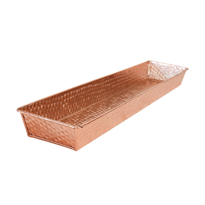 Medium Hammered Copper Finish Succulent Tray 1 Medium Hammered Copper Finish Succulent Tray