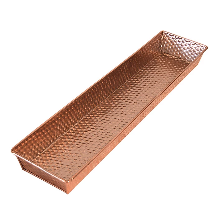 Medium Hammered Copper Finish Succulent Tray 2 Medium Hammered Copper Finish Succulent Tray - Image 2